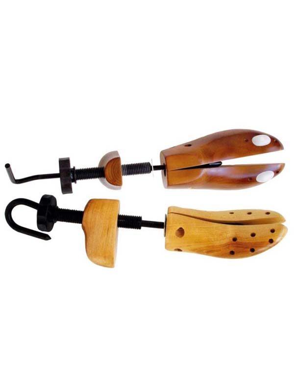 Wooden shoe stretcher screw